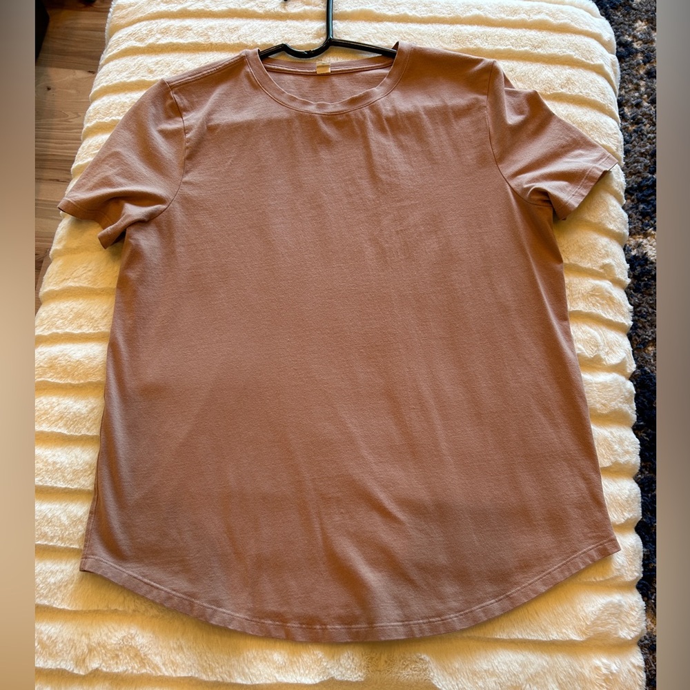 Lululemon Love Crew Short Sleeve T-Shirt in Pink Clay